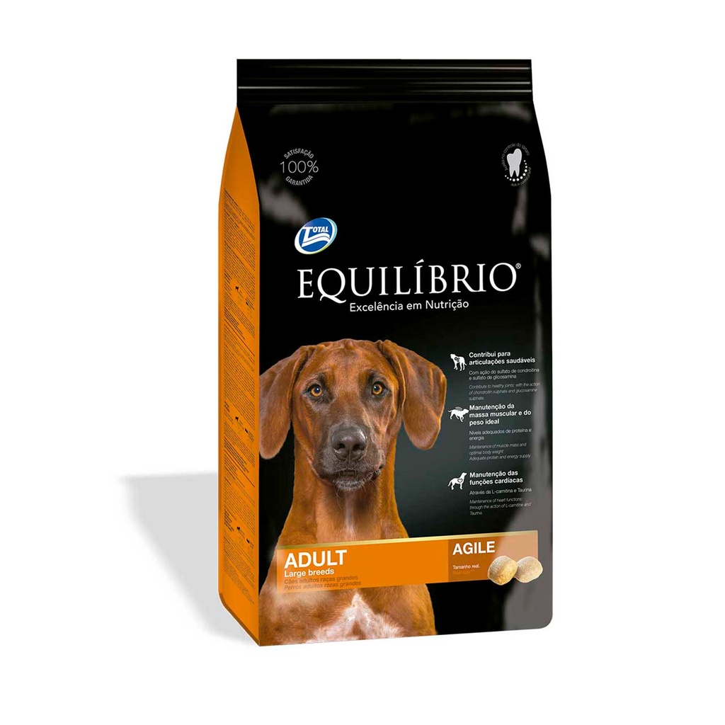 EQUILIBRIO ADULT DOGS LARGE BREEDS - 15 KG
