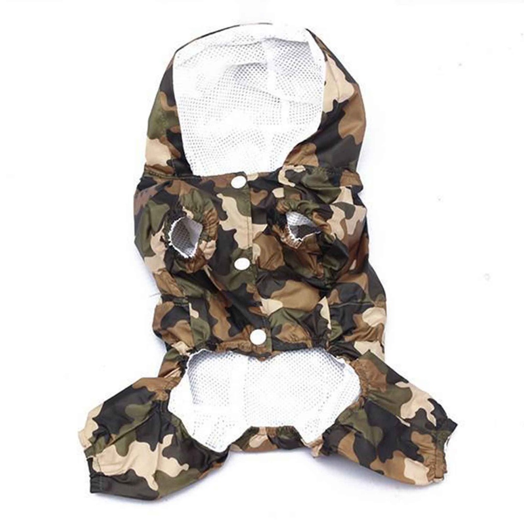 CHAQUETA IMPERMEABLE CAMUFLADO