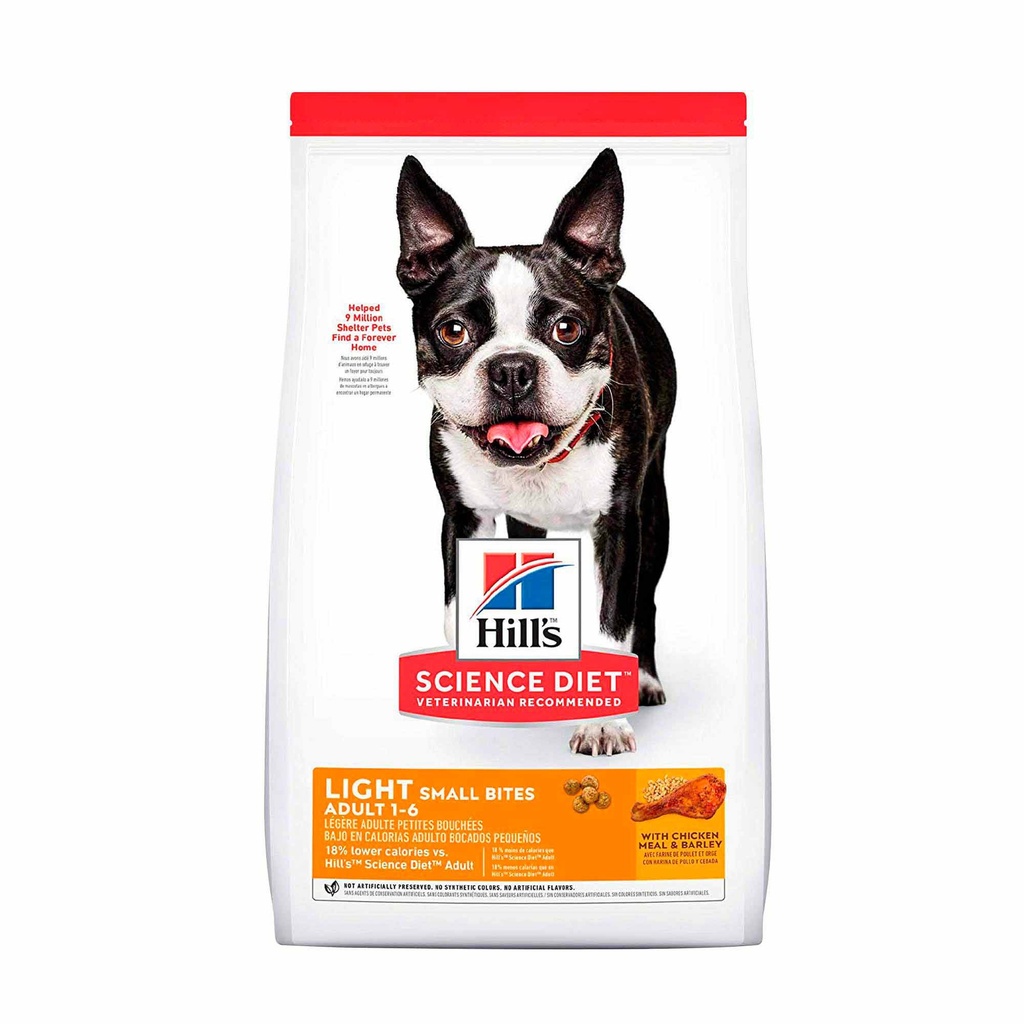 HILLS SCIENCE DIET CANINE ADULT LIGHT SMB