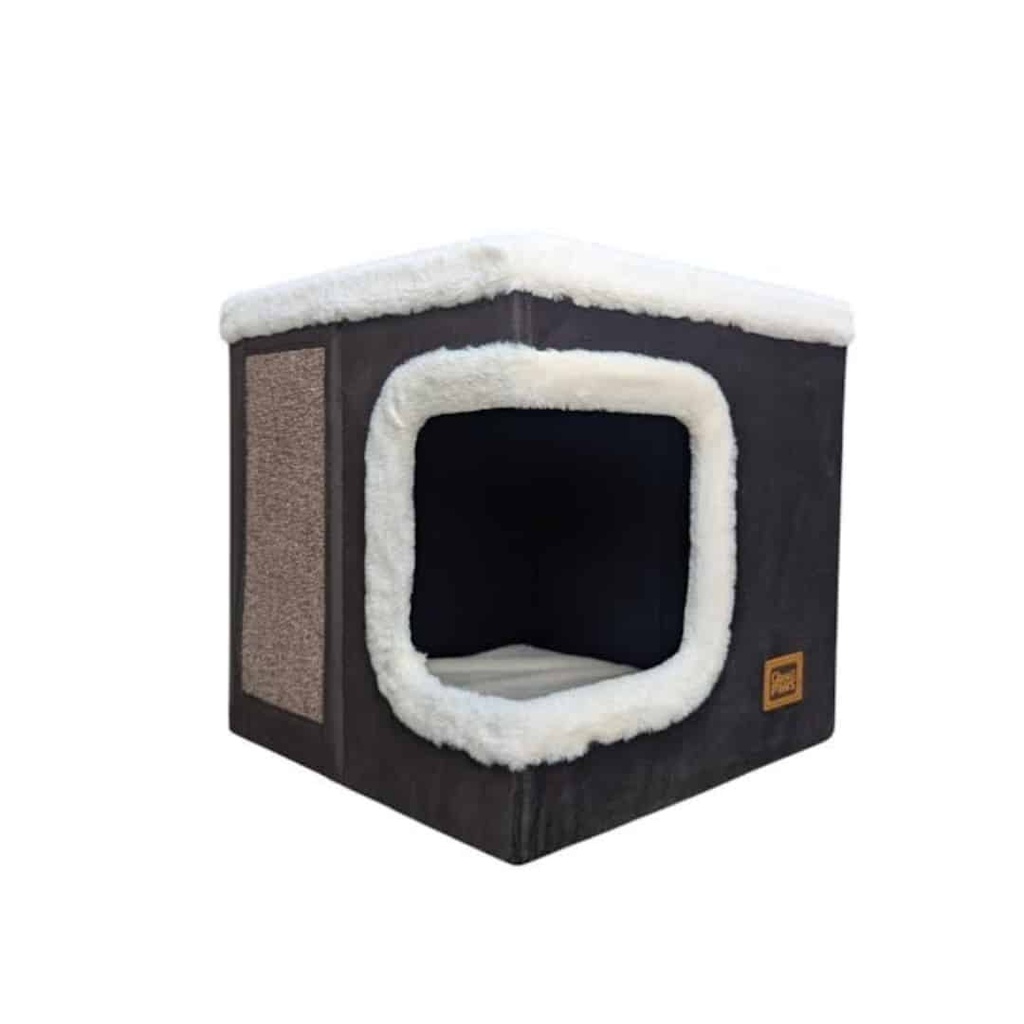 Claws and Paws Casa para Gato Cubo