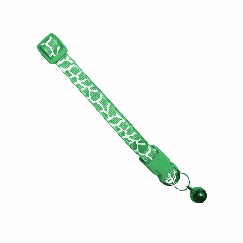 COLLAR CON CASCABEL VERDE