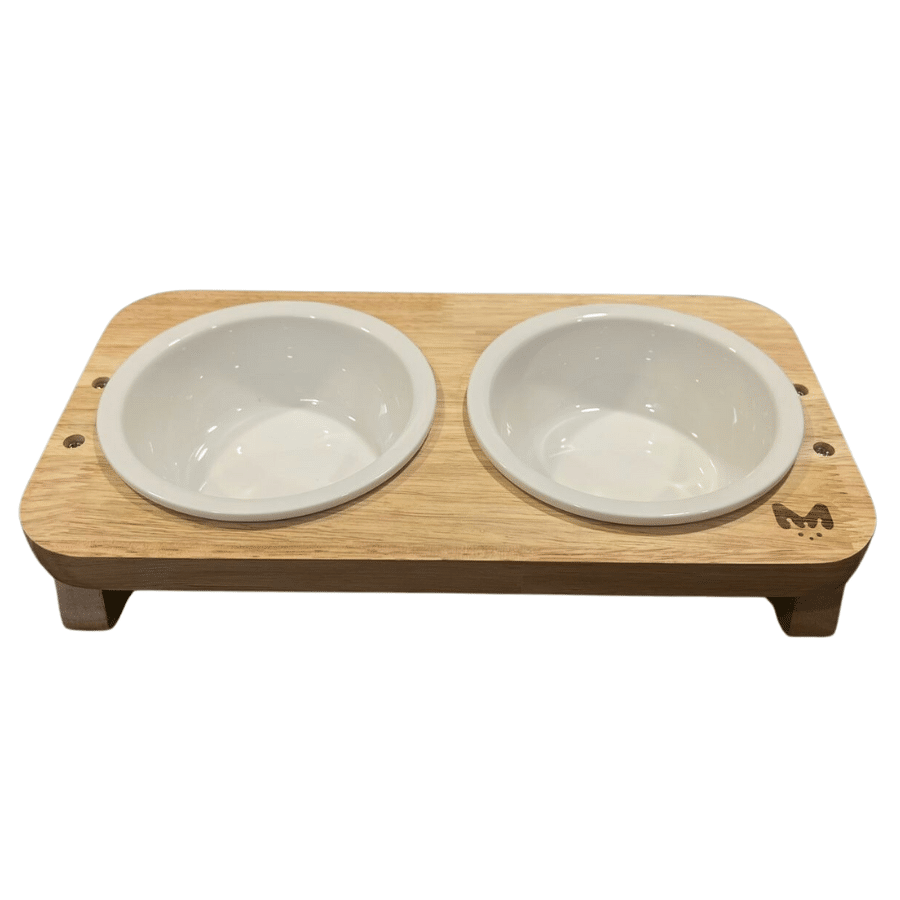 Comedero Madera Doble Tipo A