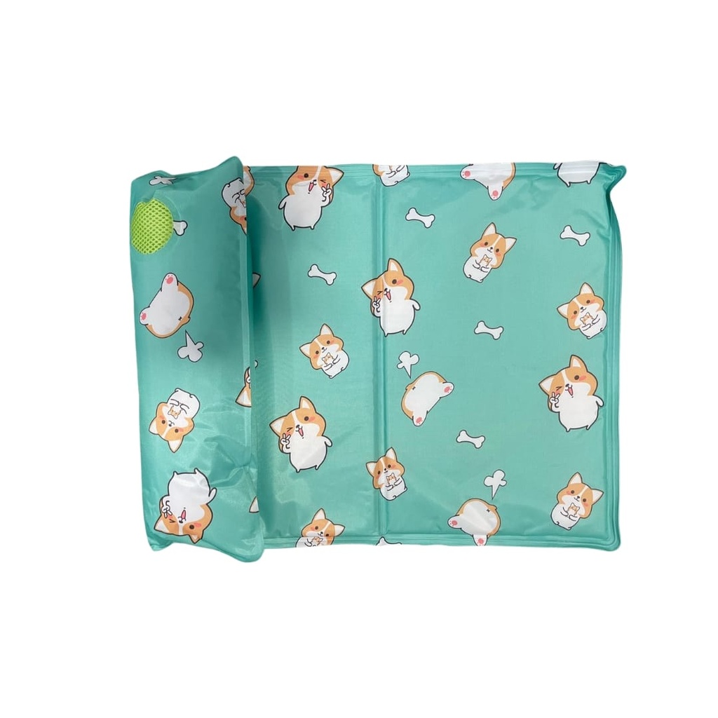 Cool Mat con almohada Corgis