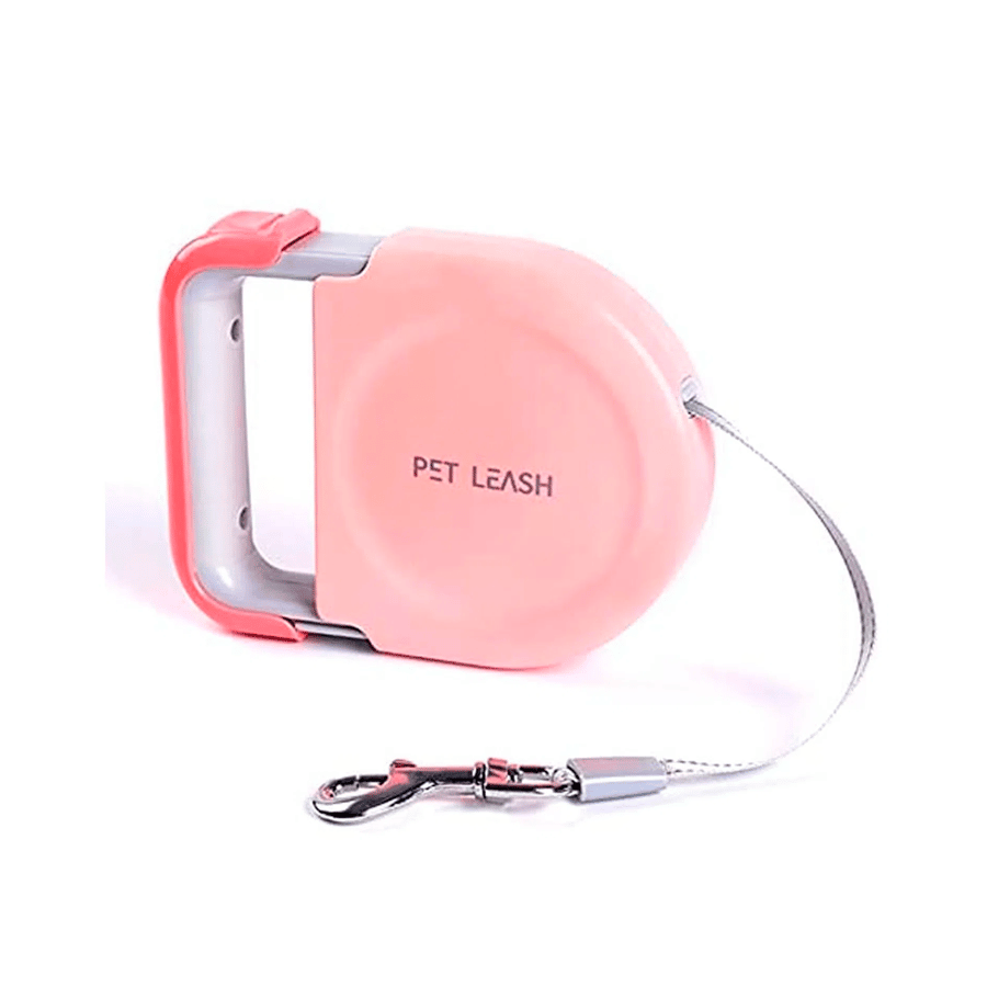 Correa Retráctil – Rosado