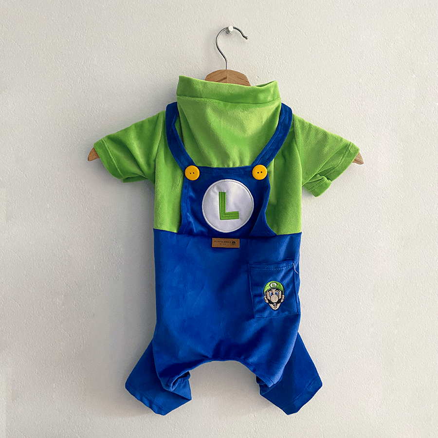 Disfraz de Luigi Para Perros