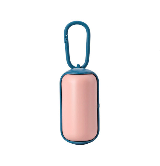 Dispensador de bolsas Rosado/Azul