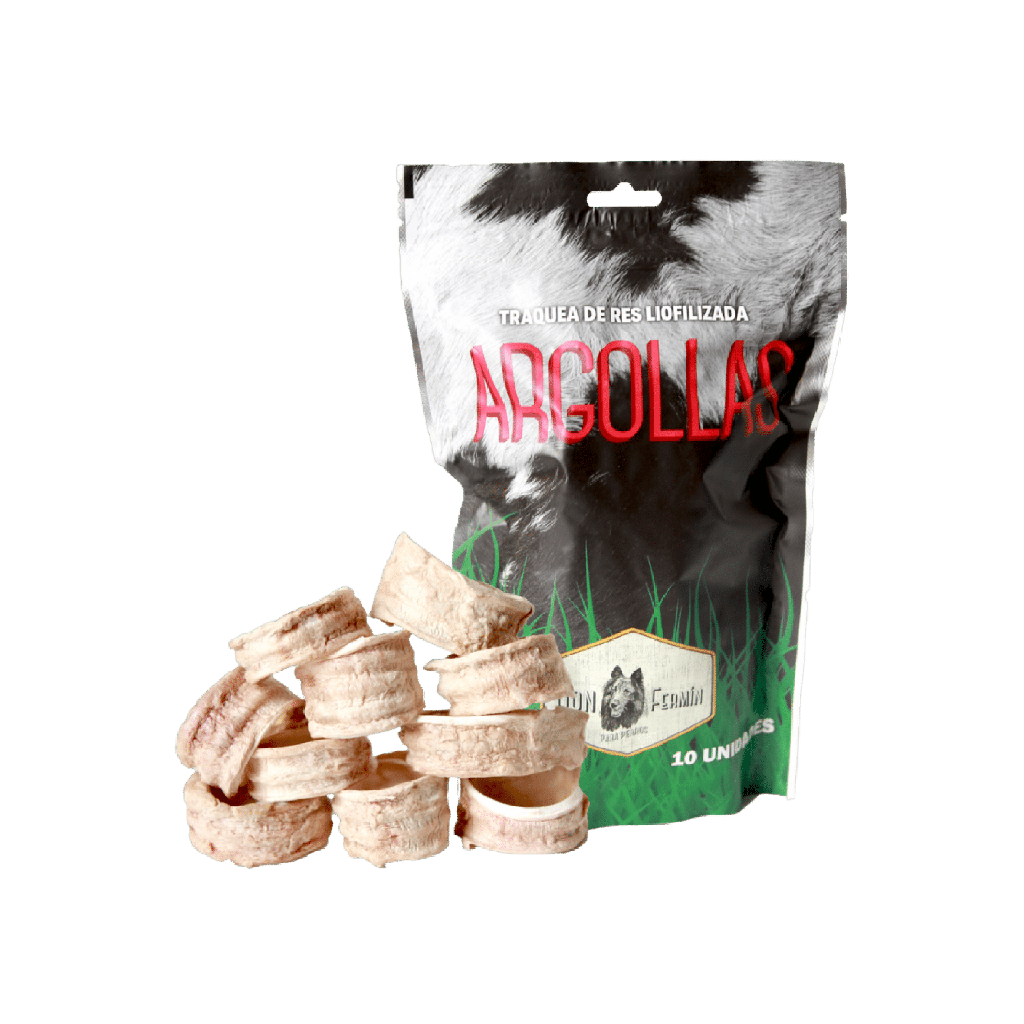 Don Fermin Argollas - Tráqueas de Res Liofilizadas