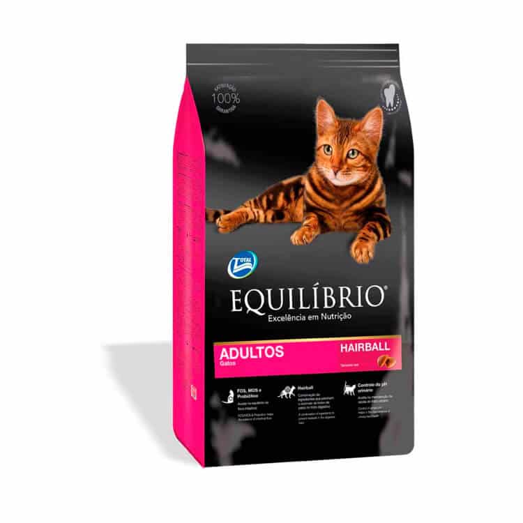 EQUILIBRIO ADULT CATS ALL BREEDS HAIRBALL