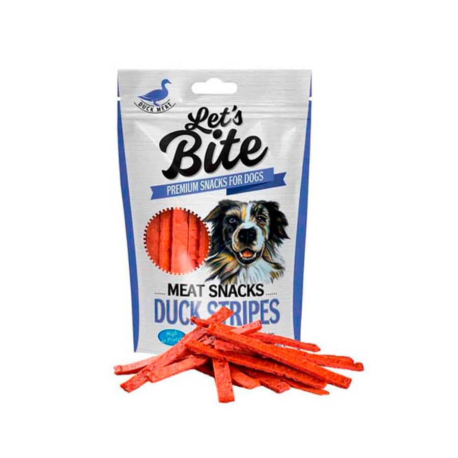 Lets Bite Meat Snacks Ducks Stripes