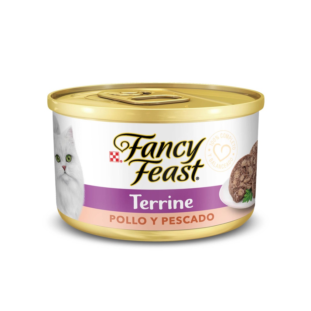 FANCY FEAST TERRINE POLLO Y PESCADO