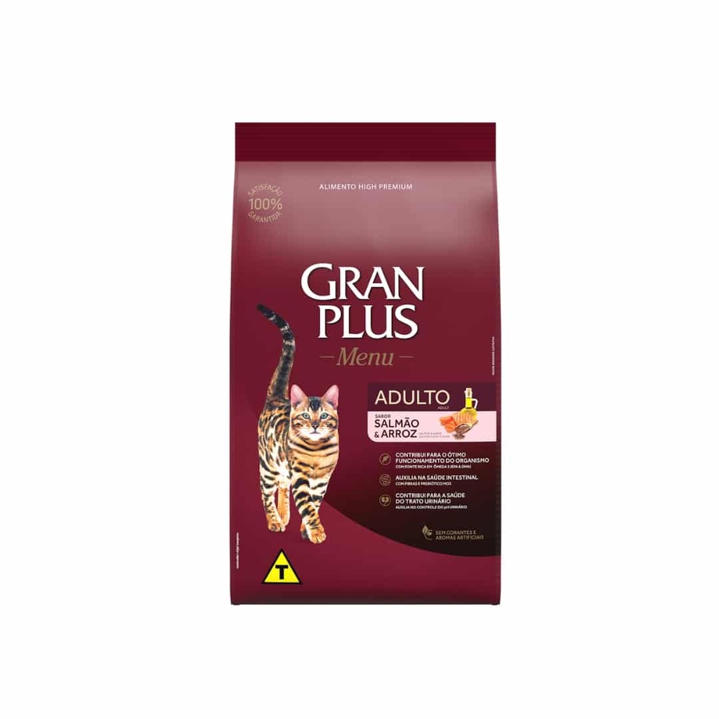 Gran Plus Menú Gato Adulto Salmón y Arroz