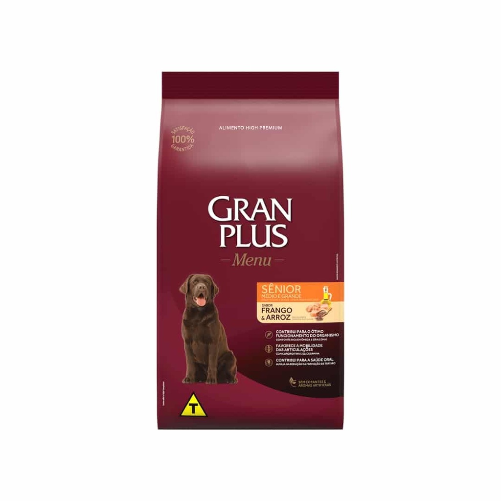 Gran Plus Menú Perro Senior Pollo y Arroz