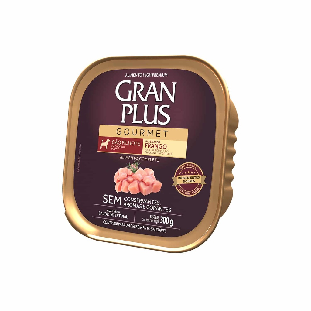 Gran Plus Paté Gourmet Perro Cachorro Sabor Pollo