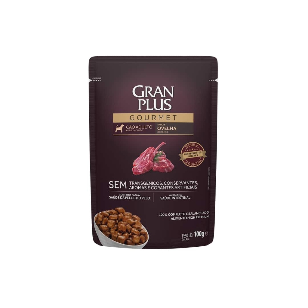 Gran Plus Sache Gourmet Perro Adulto Sabor Oveja