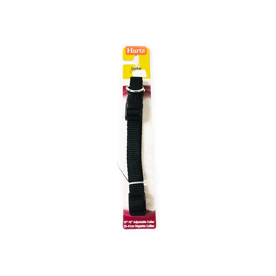 HARTZ COLLAR 16-24X3/4 COLOR NEGRO