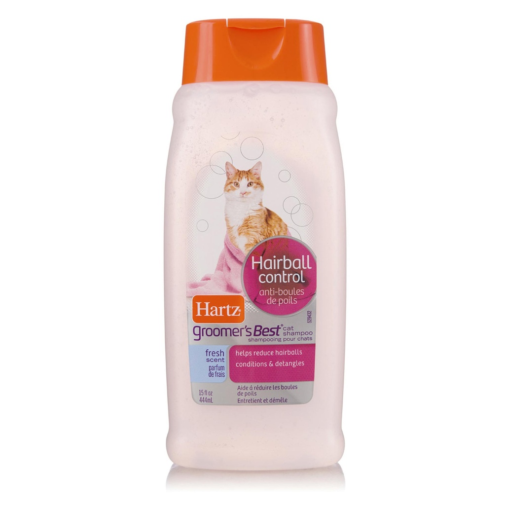 HARTZ GROOMER'S BEST HAIRBALL CONTROL SHAMPOO FOR CATS