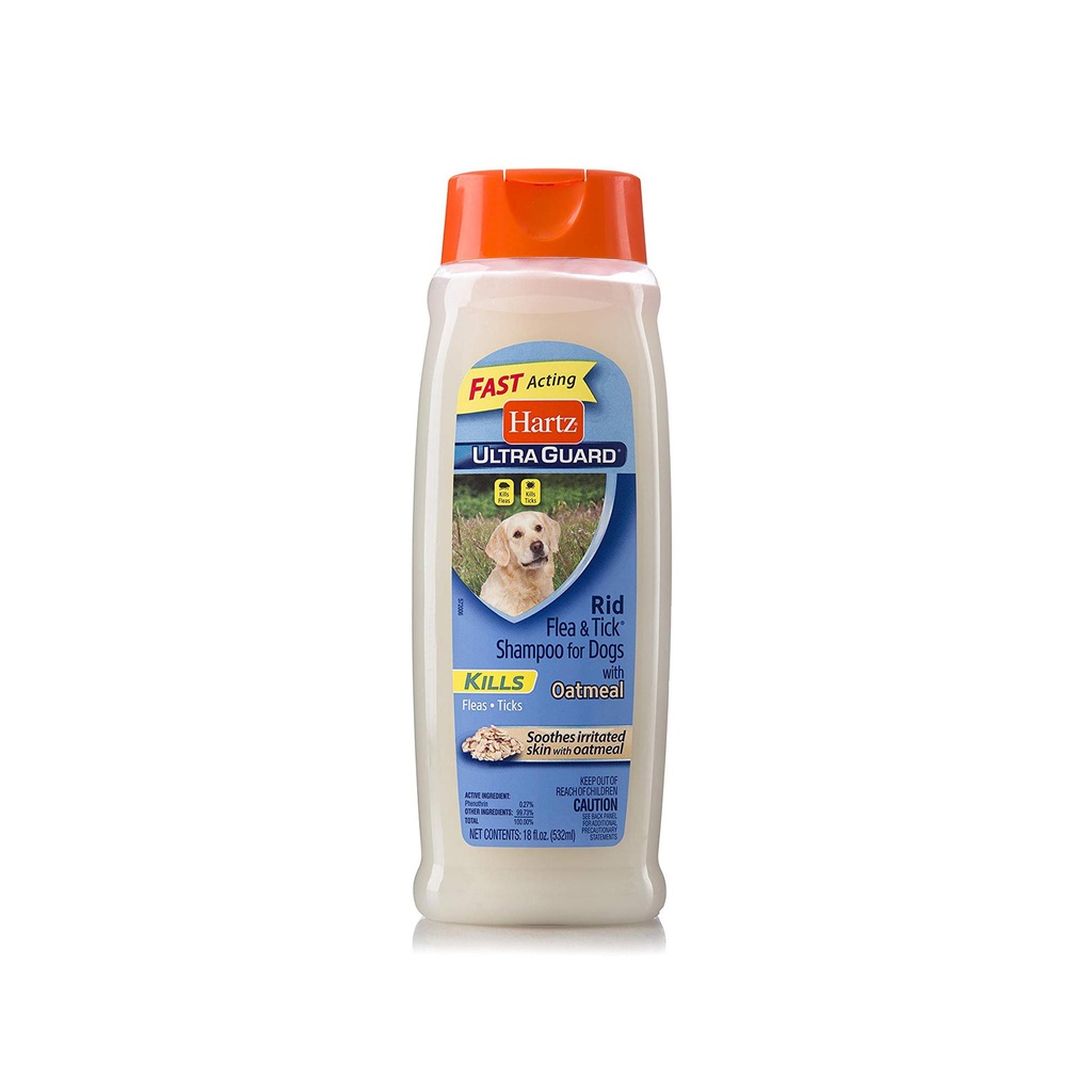 HARTZ HUG RIDFLEA DOG SHAMPOO - OATMEAL
