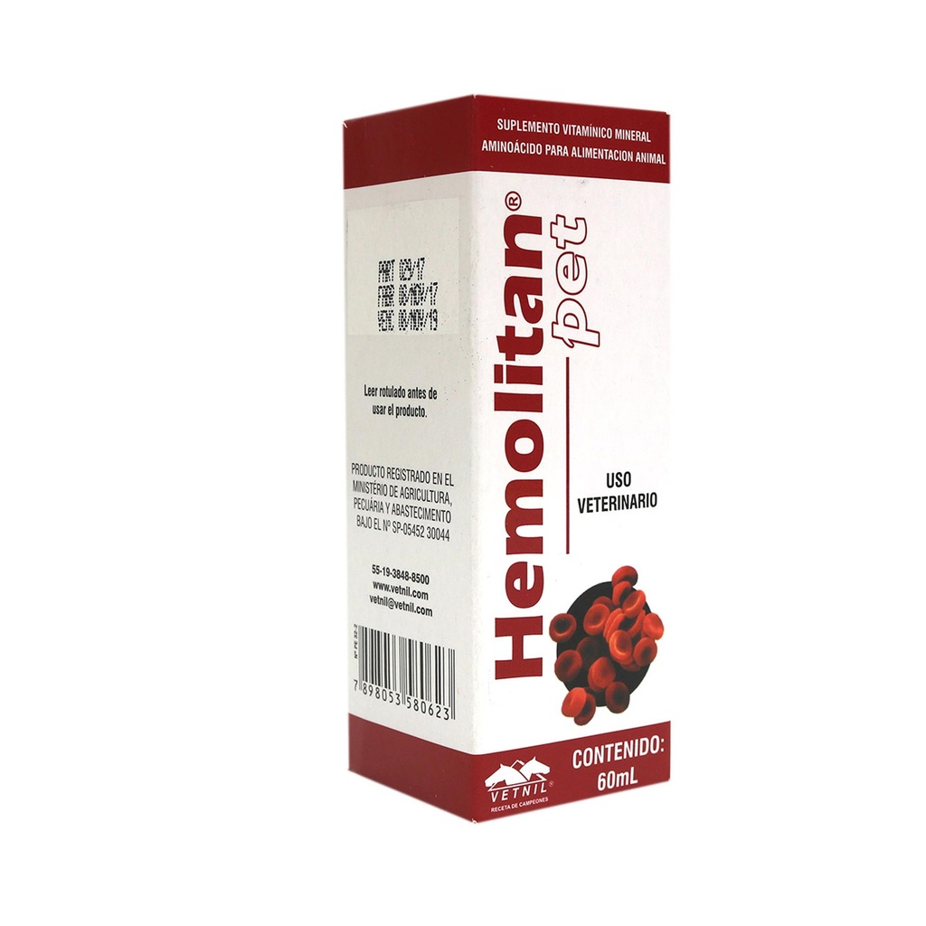 HEMOLITAN PET X 60 ML