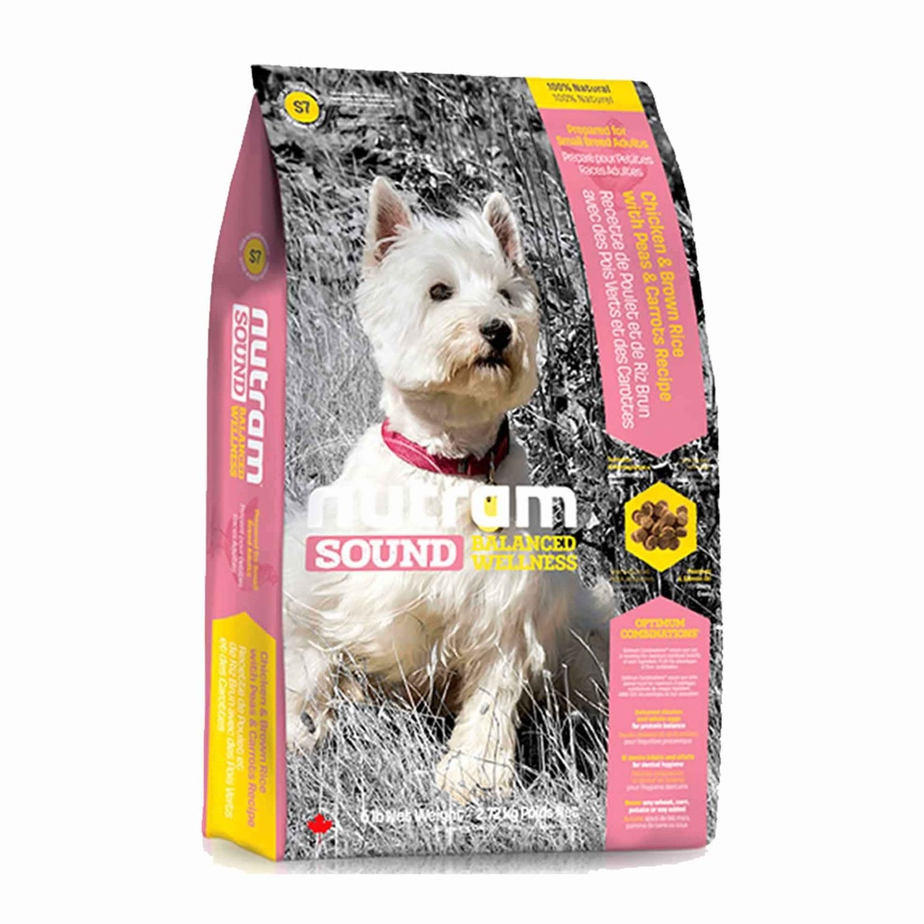 S7 NUTRAM SOUND SMALL BREED ADULT DOG - 2.72 KG