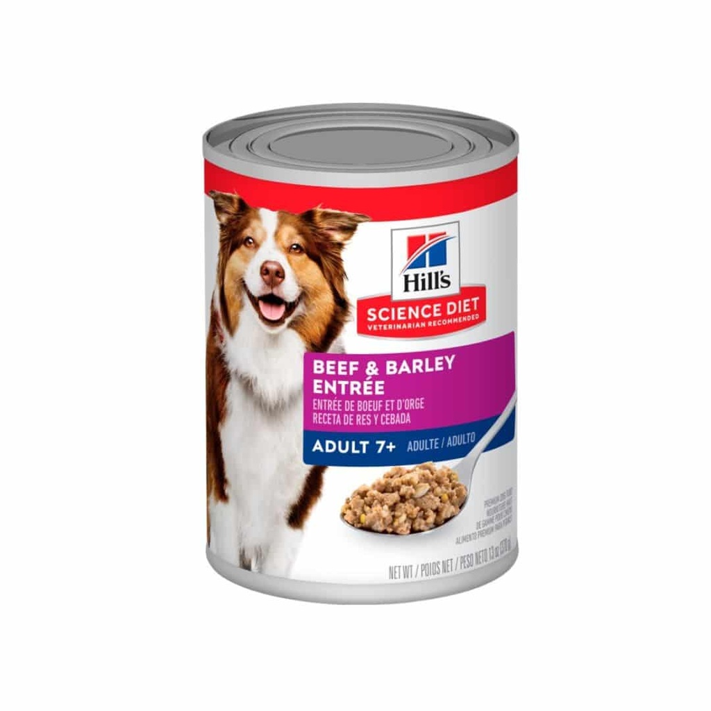 Hills Science Diet Adult 7+ Beef & Barley, Perros Adultos Mayores