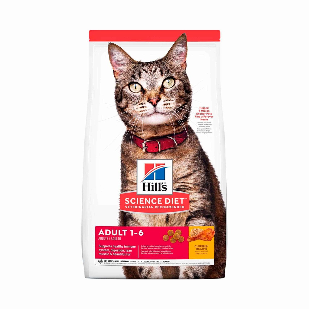 HILLS SCIENCE DIET ADULT, GATOS ADULTOS
