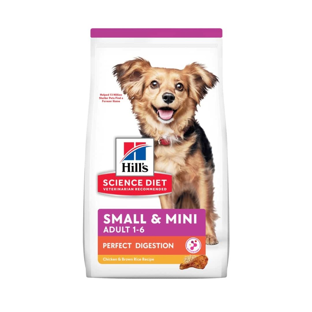 Hills Science Diet Adulto 1-6 Small and Mini Perfect Digestion