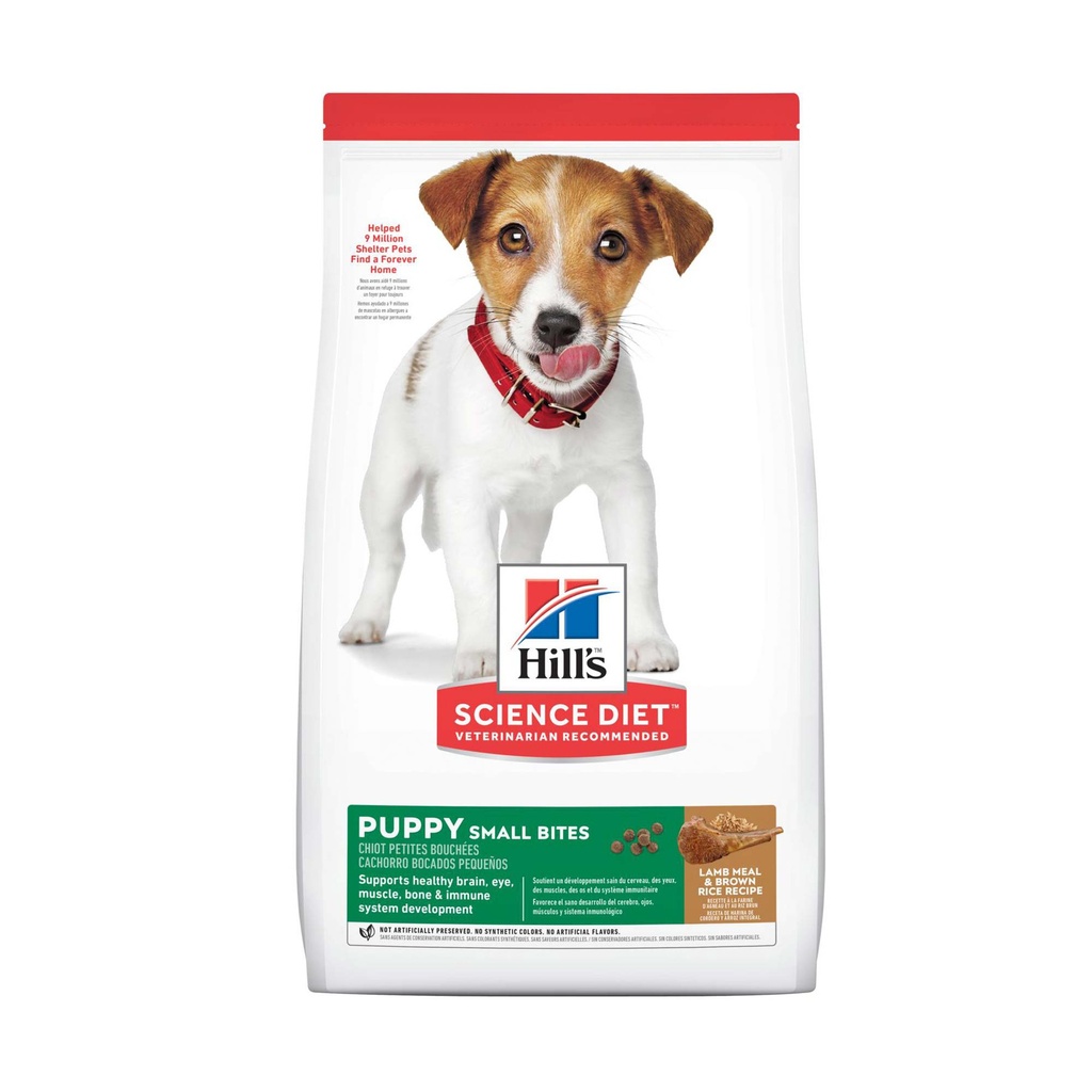 HILLS SCIENCE DIET PUPPY SMALL BITES CACHORROS CORDERO Y ARROZ