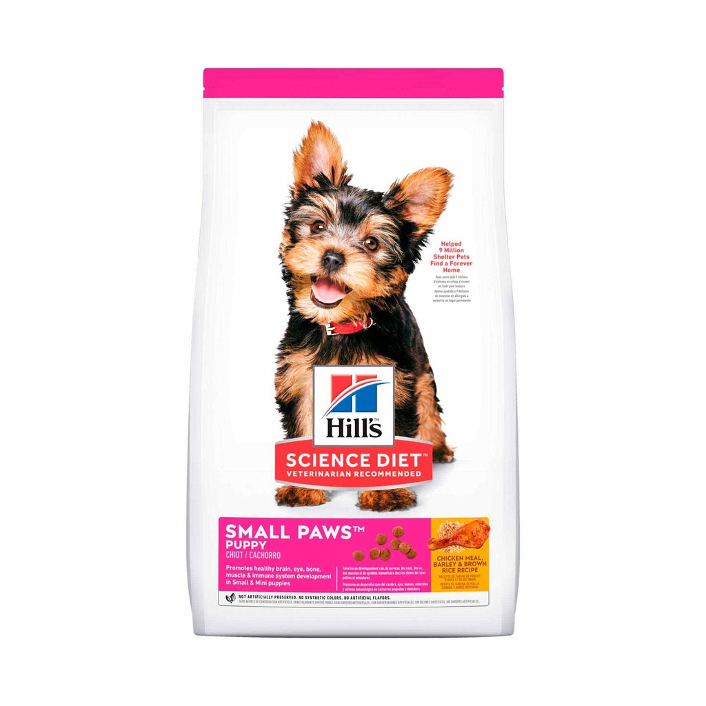 HILLS SCIENCE DIET PUPPY SMALL PAWS,CACHORROS DE RAZAS PEQUEÑAS Y MINIATURA