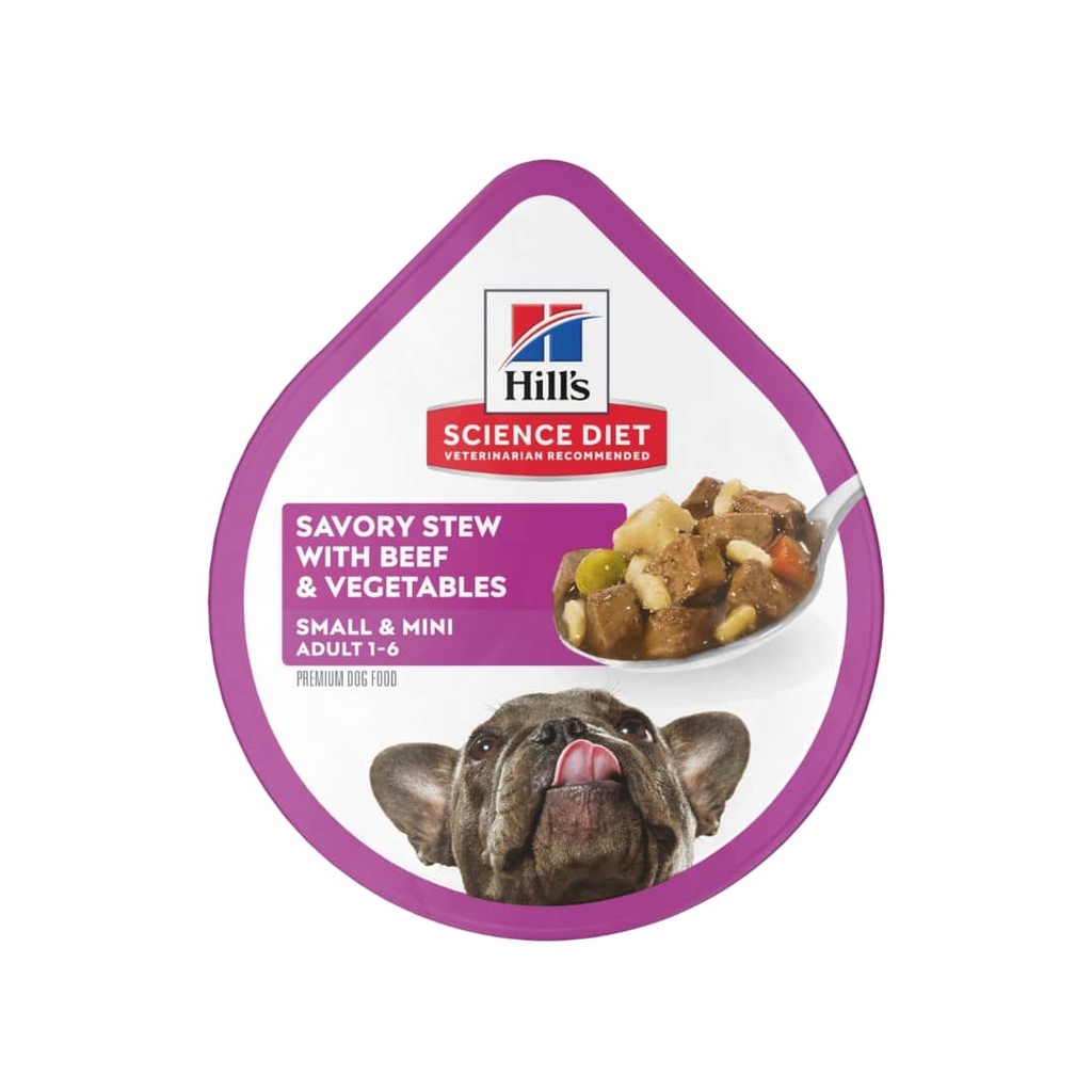 Hills SD Adult 1-6 Small Paws  Beef and Vegetables (Estofado)