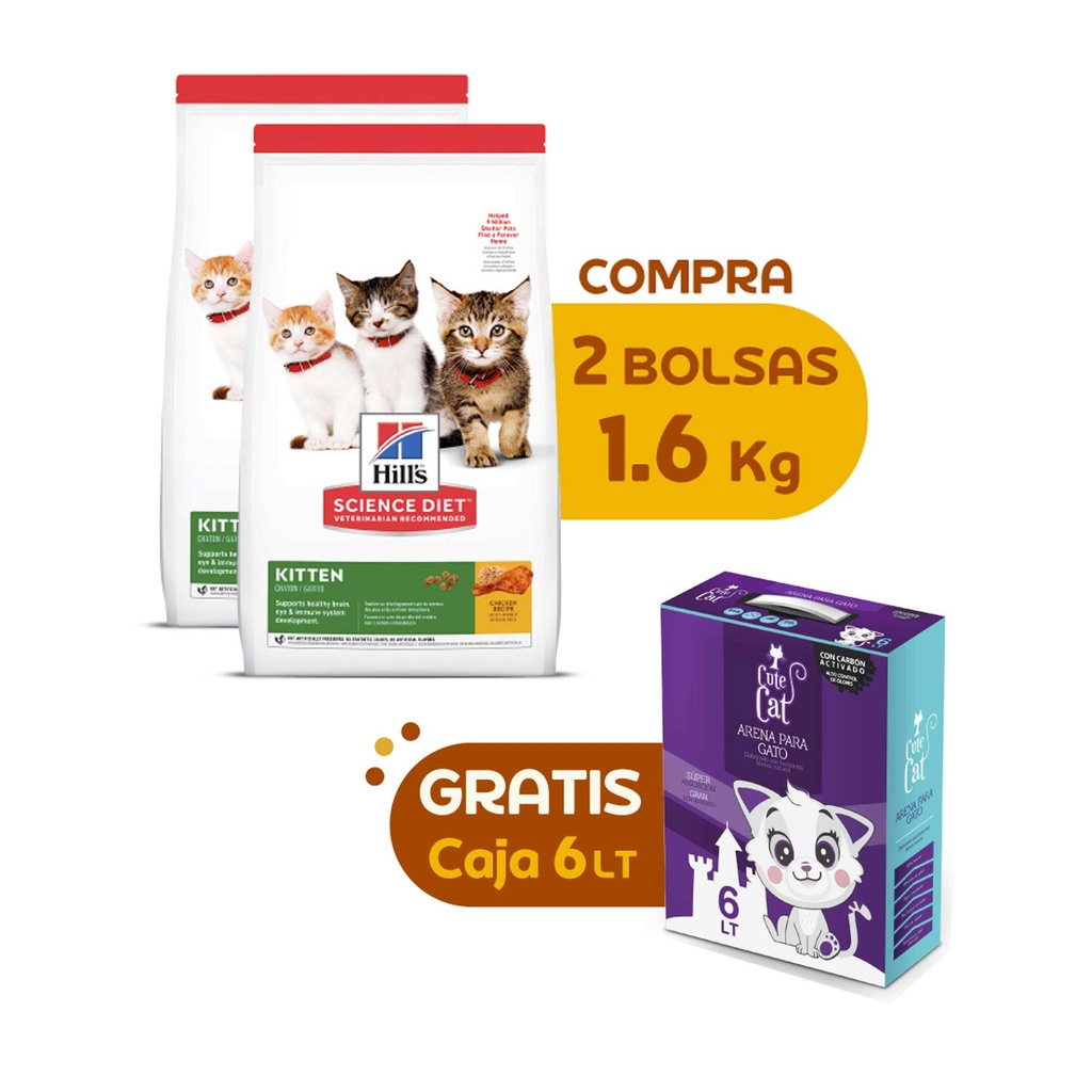 HILLS SCIENCE DIET KITTEN, GATITOS 1.6 KG