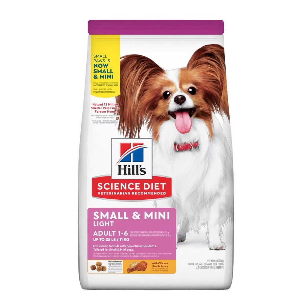 Hills SD Canine Adult 1-6 Light Small and Mini