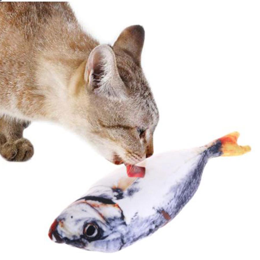 JUGUETE PESCADO SALADO COLA ROJA