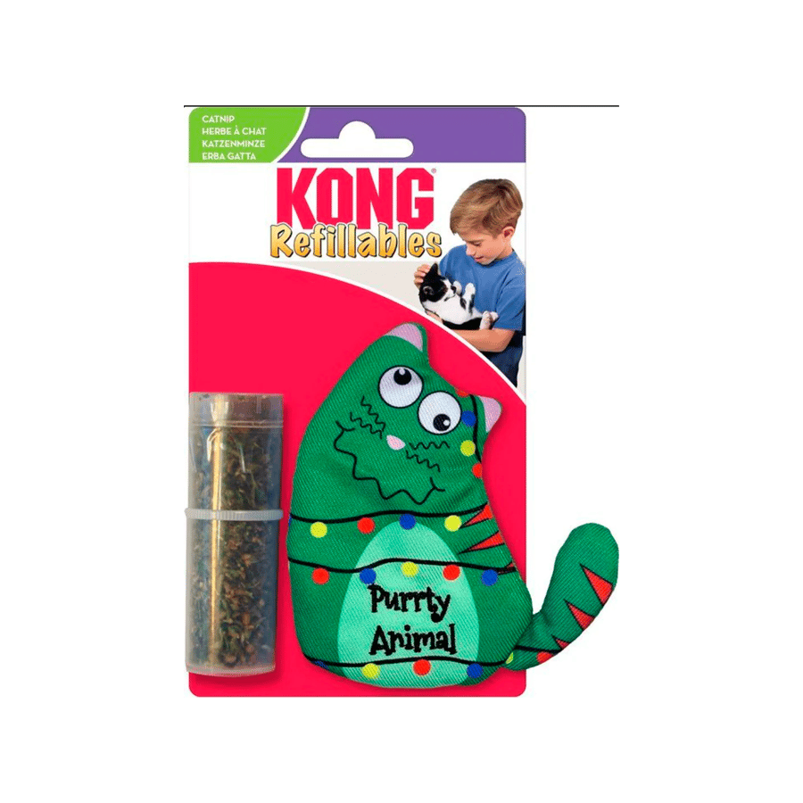 Kong Holiday Refillable Purrsonality Assorted