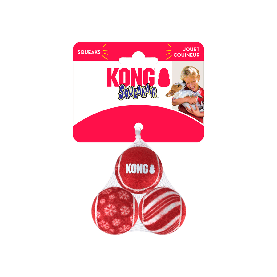Kong Holiday SqueakAir Balls Sm