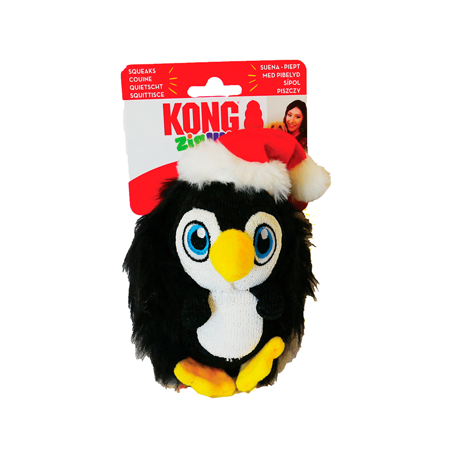 Kong Holiday Zig Wigz Penguin Md