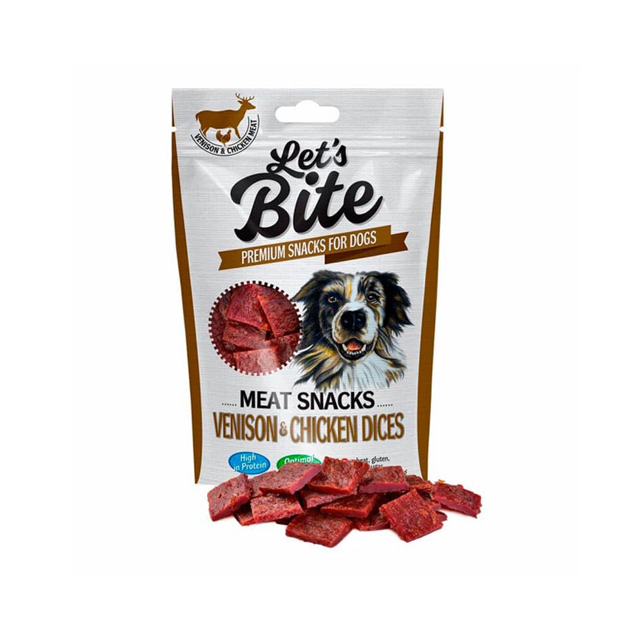 Lets Bite Meat Snacks Venison & Chicken