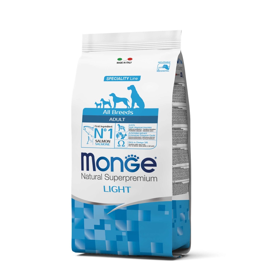 MONGE CANINE ADULT SALMON LIGHT