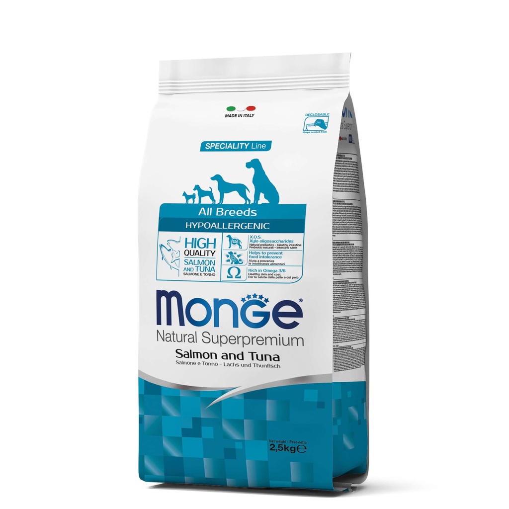 MONGE CANINE HYPOALLERGENIC SALMON Y ATUN