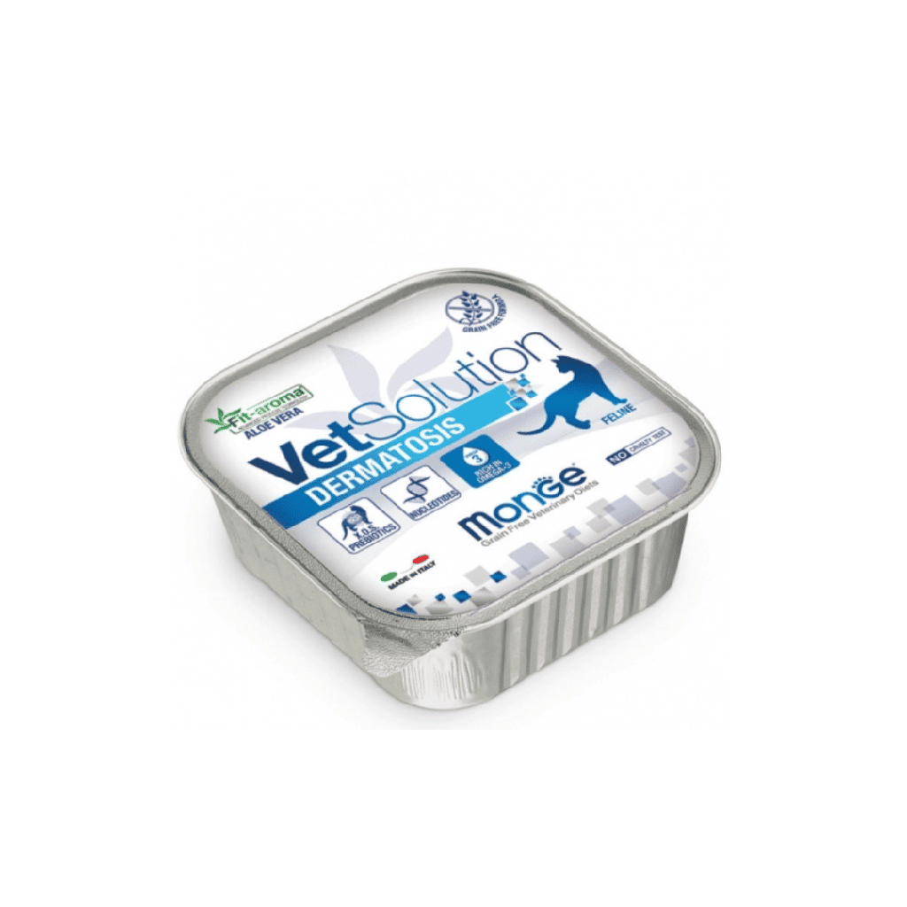 Monge Vet Solution Feline Dermatosis Alutray 100 gr.