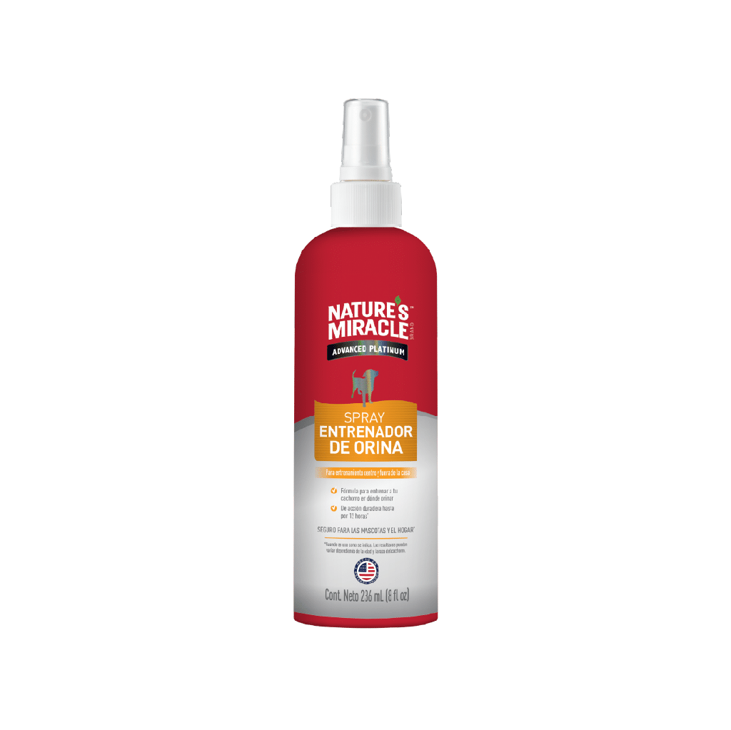 Natures Miracle Advanced Platinum Spray Entrenador de Orina para Perros