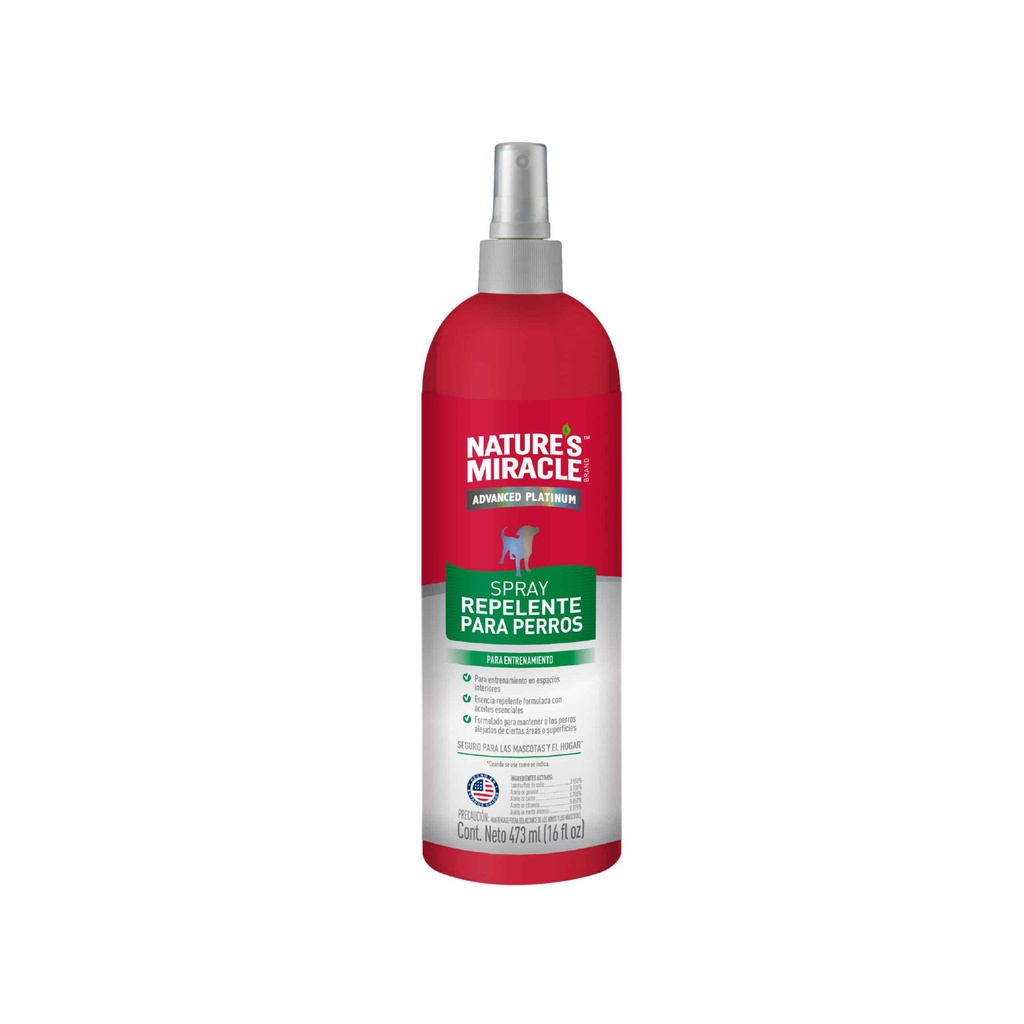 Natures Miracle Advanced Platinum Spray Repelente para Perros