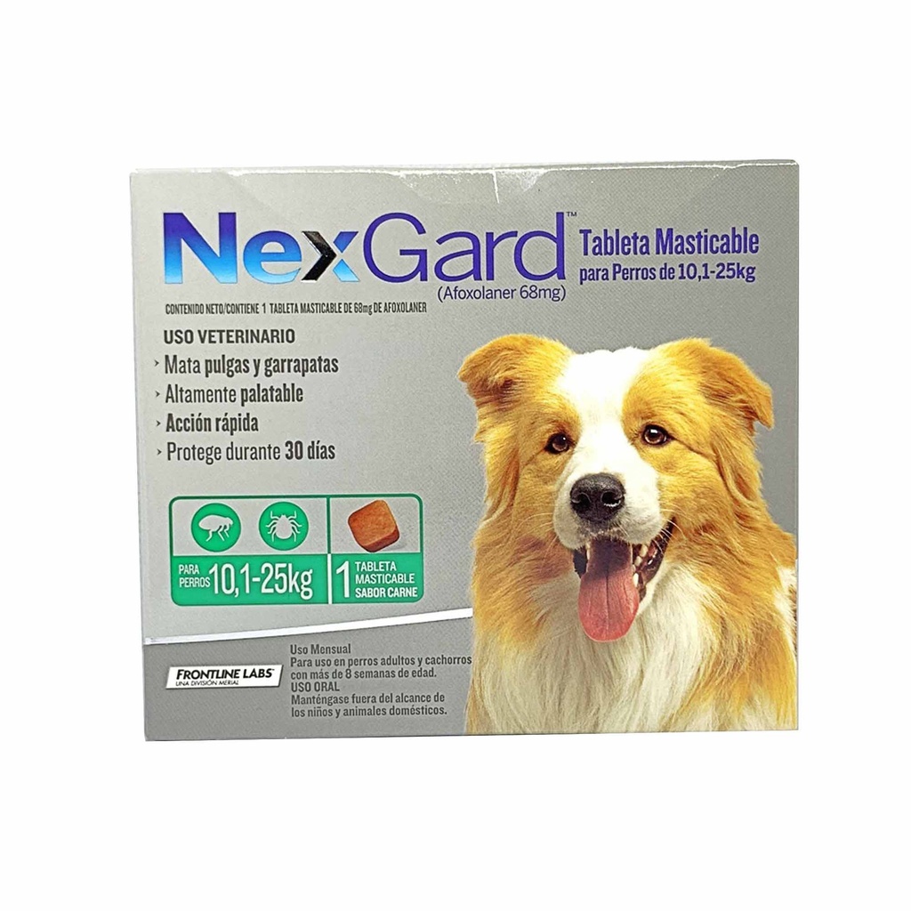 NEXGARD X 68 MG (10.1-25 KG)