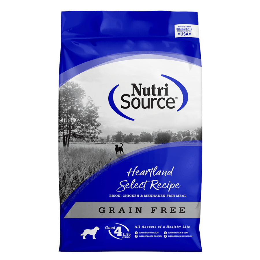 Nutrisource Heartland Bizonte, Pollo y Pescado Grain Free