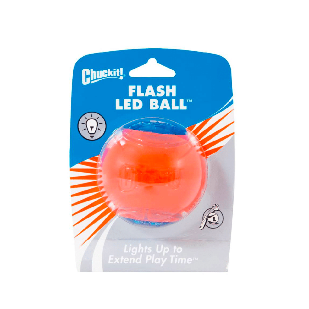 PELOTA FLASH LED BALL CHUCKIT!