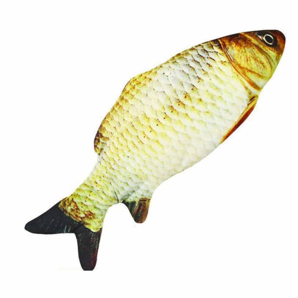 PESCADO DE PELUCHE CON CATNIP CARPA AMURA