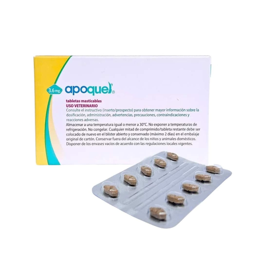 Apoquel Masticable 3.6 mg x Tableta