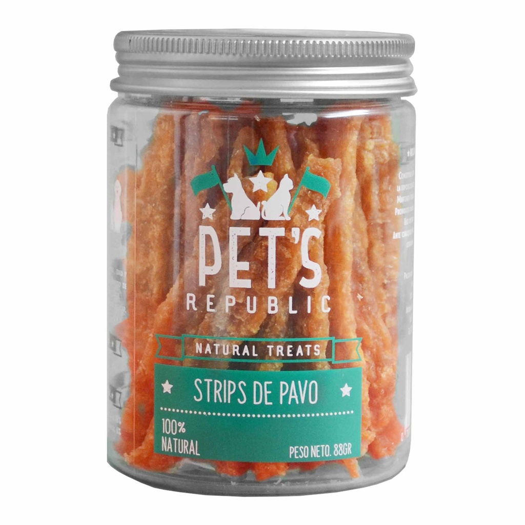 PET'S REPUBLIC STRIPS DE PAVO