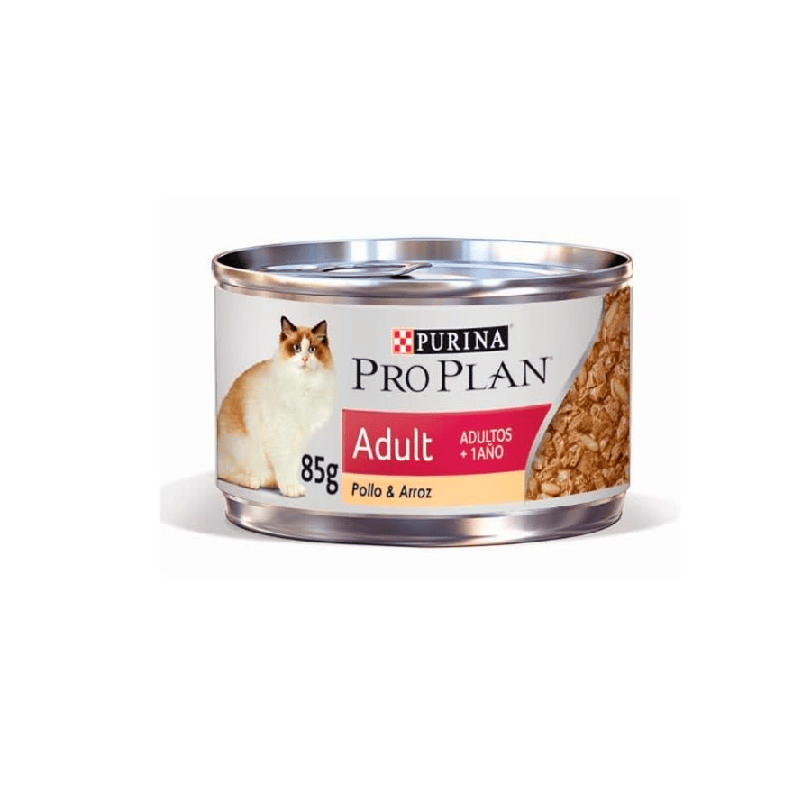 Pro Plan Gatos Adultos Pollo y Arroz 85g