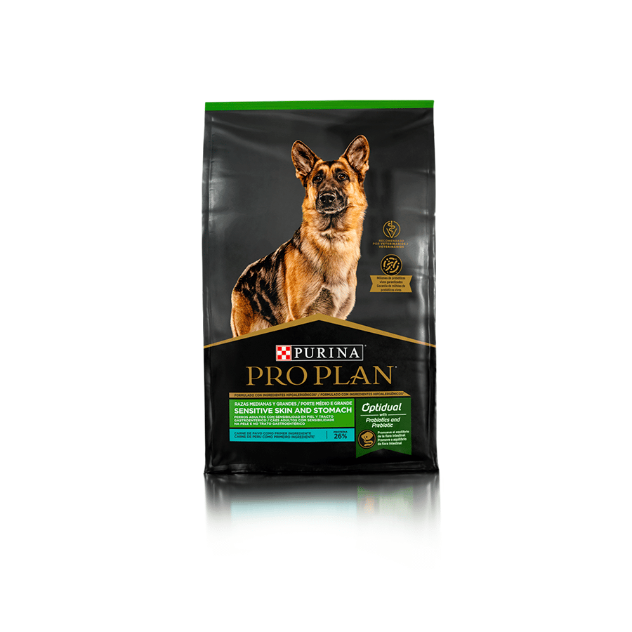 Pro Plan Sentive Skin and Stomach Razas Medianas y Grandes