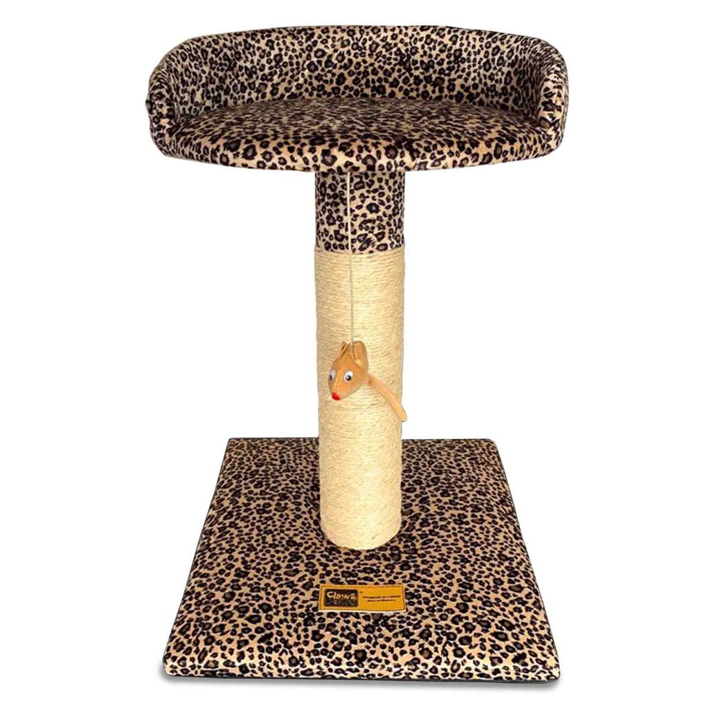 RASCADOR P/GATO 02 PISOS #2 - ANIMAL PRINT (60 CMS.)
